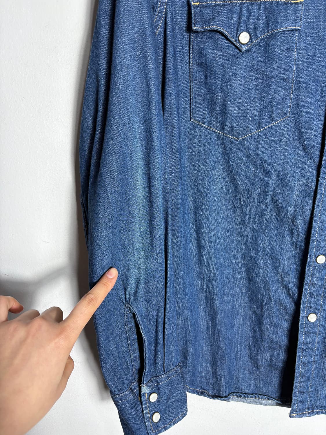 리바이스 진청 데님 웨스턴  셔츠 상품이미지6