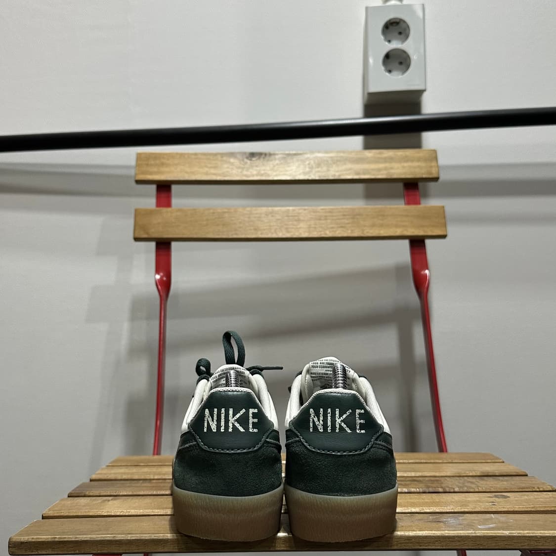 245) 나이키 운동화 여성 여자 신발 킬샷 OG 화이트 그린 상품이미지4