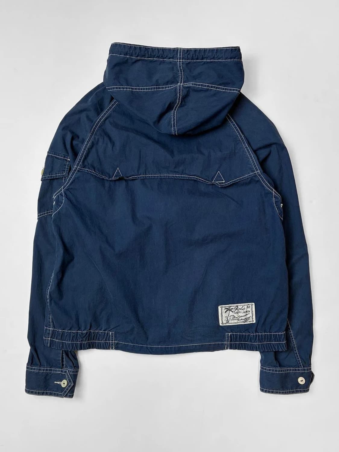 폴로 랄프로렌 90s 빅포니 블루 스티치 후드 자켓 PN5418 상품이미지6