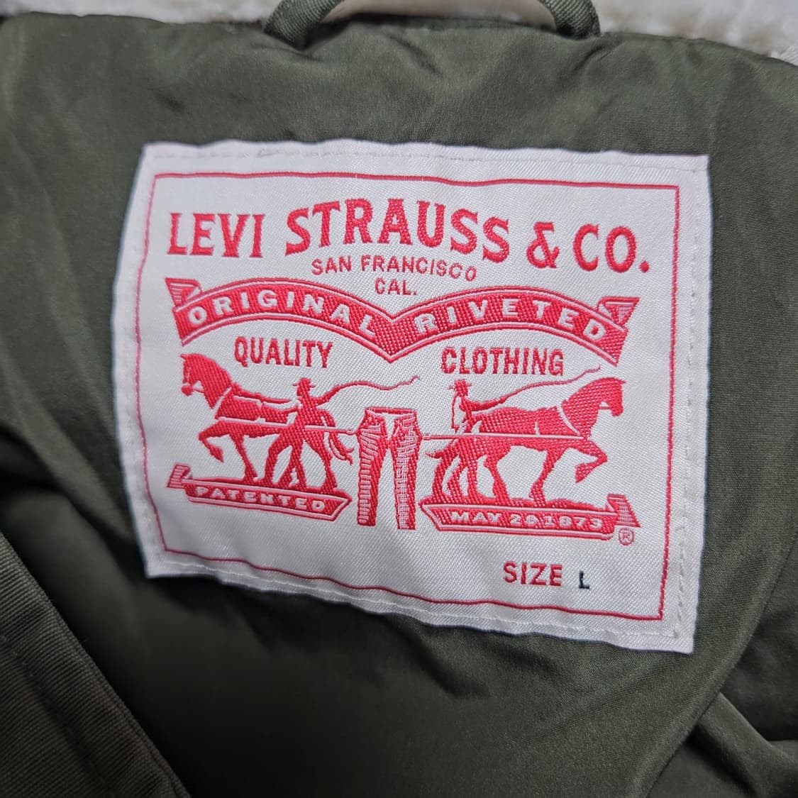 리바이스 야상 패딩 상품이미지3