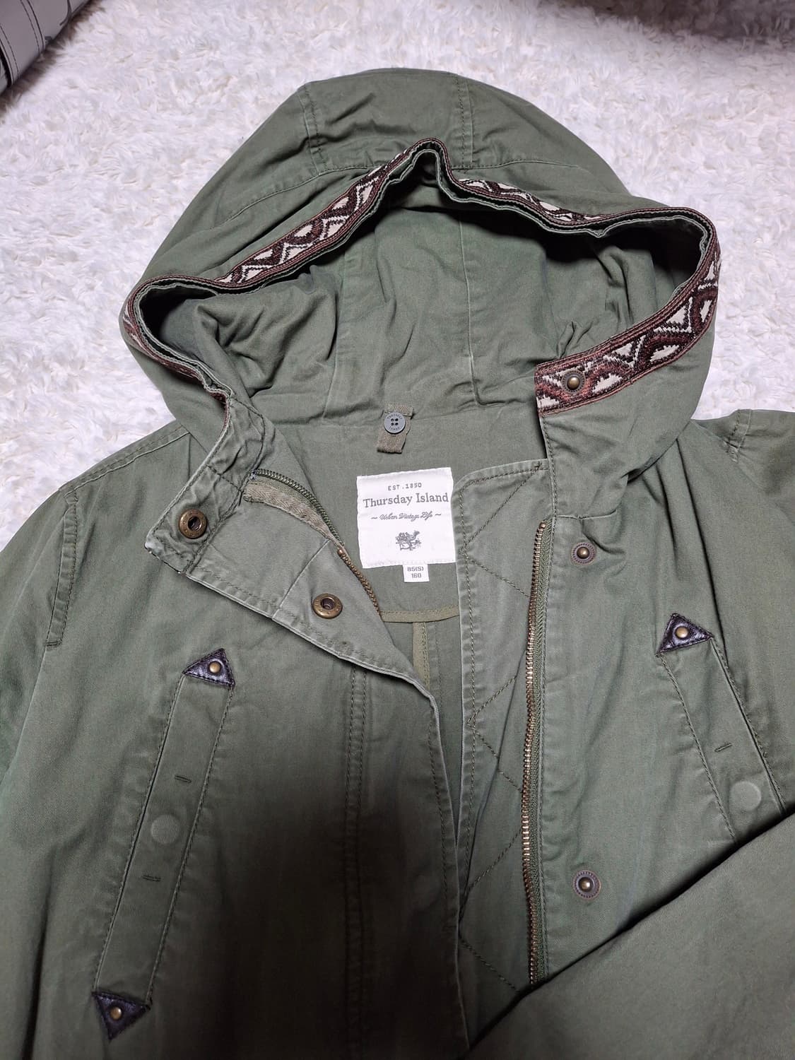 (마지막특가) 써스데이아일랜드 야상자켓 상품이미지3