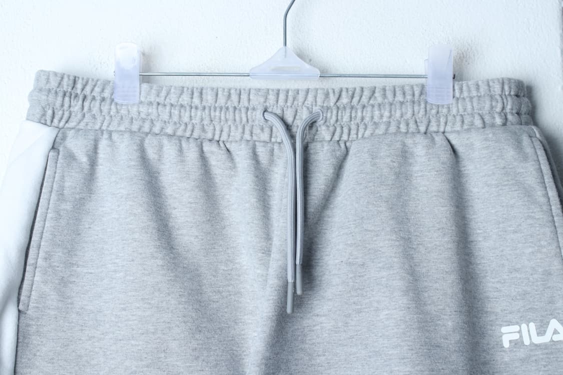 (XL-2XL) 휠라 반바지 팬츠 밴딩 그레이 올드스쿨-P1P10321 상품이미지3