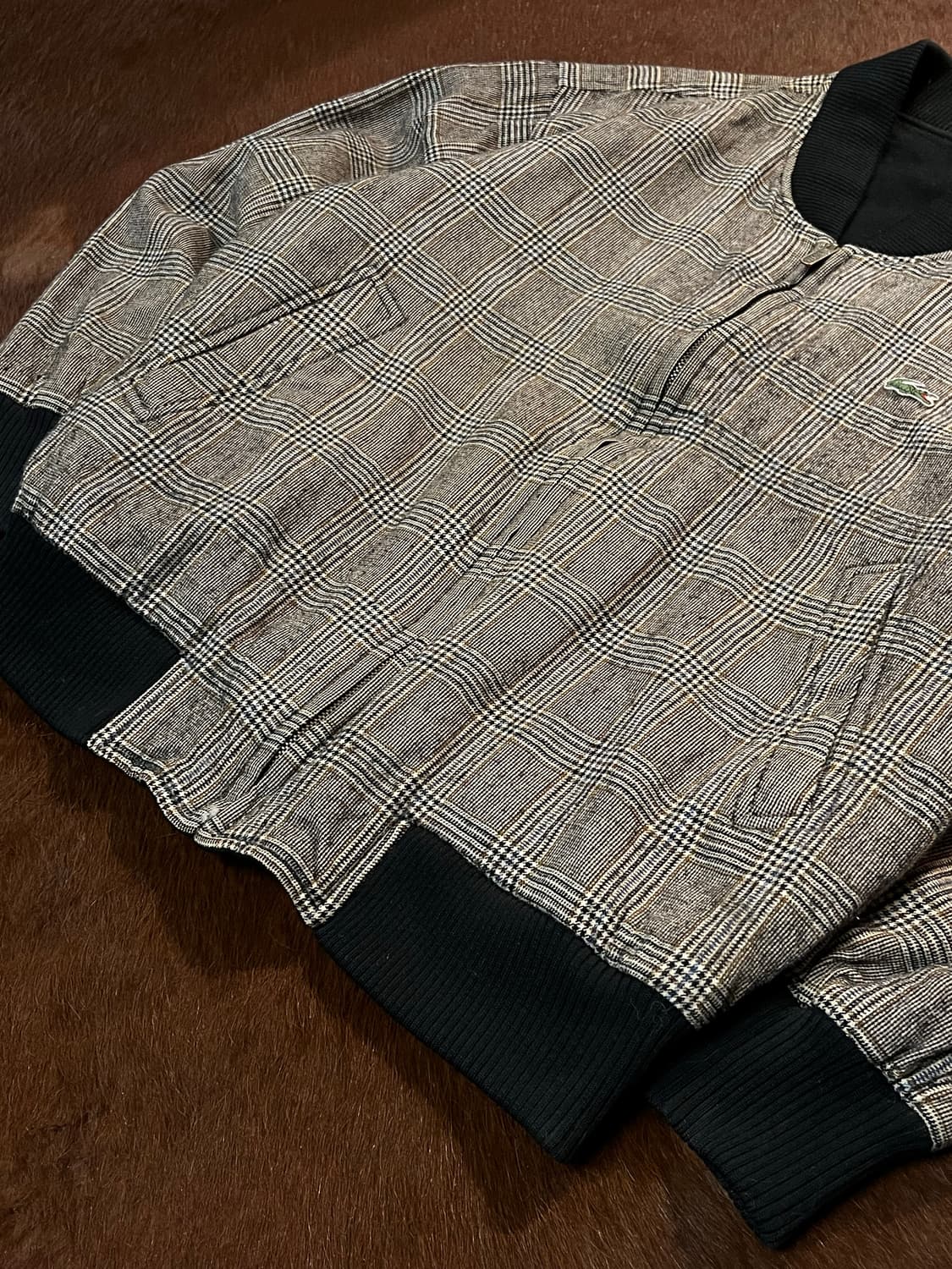 라코스테 리버시블 체크 블루종 상품이미지7