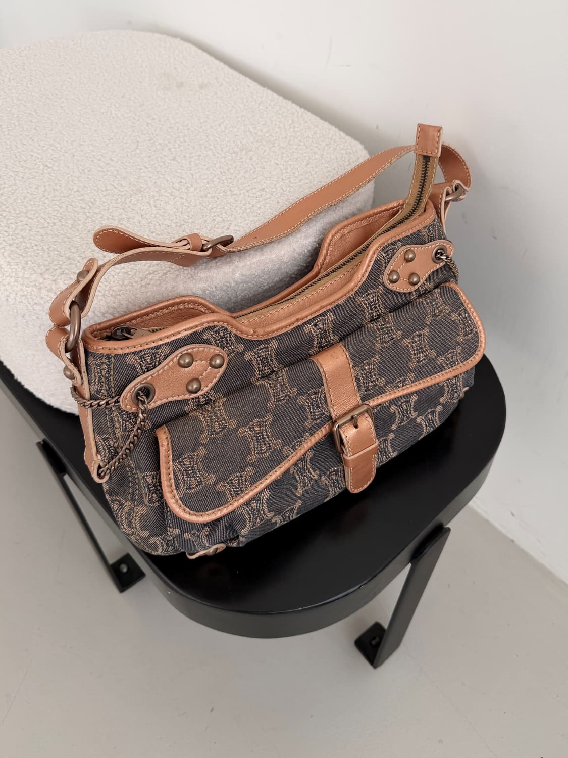 [Celine] Macadam Denim Shoulder Bag 상품이미지2