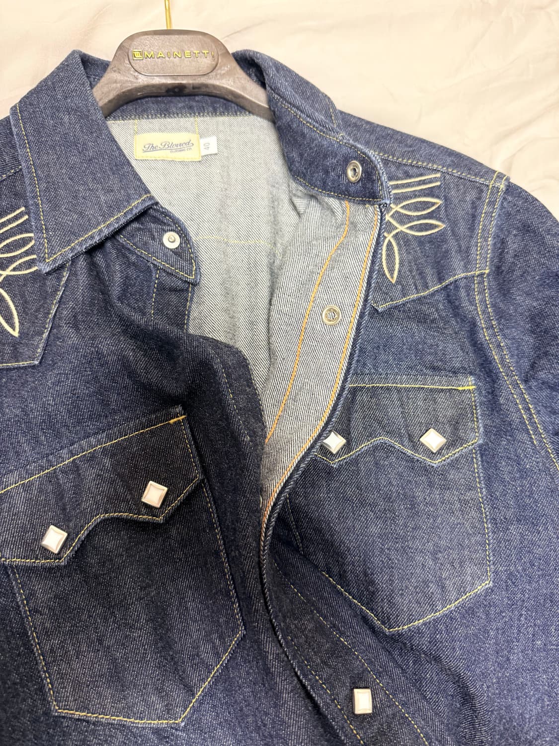 일본 BlurredClothing 웨스턴 데님 셔츠 40 상품이미지5