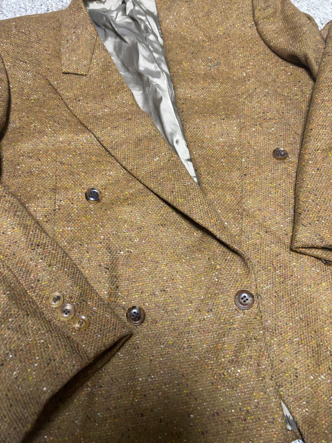 일제 듀퐁 캐시미어혼방 더블 블레이저 사이즈 100-105 상품이미지2