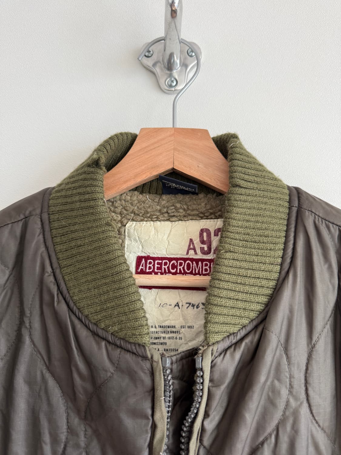 아베크롬비&피치(ABERCROMBIE&FITCH) 퀄팅 자켓 상품이미지6