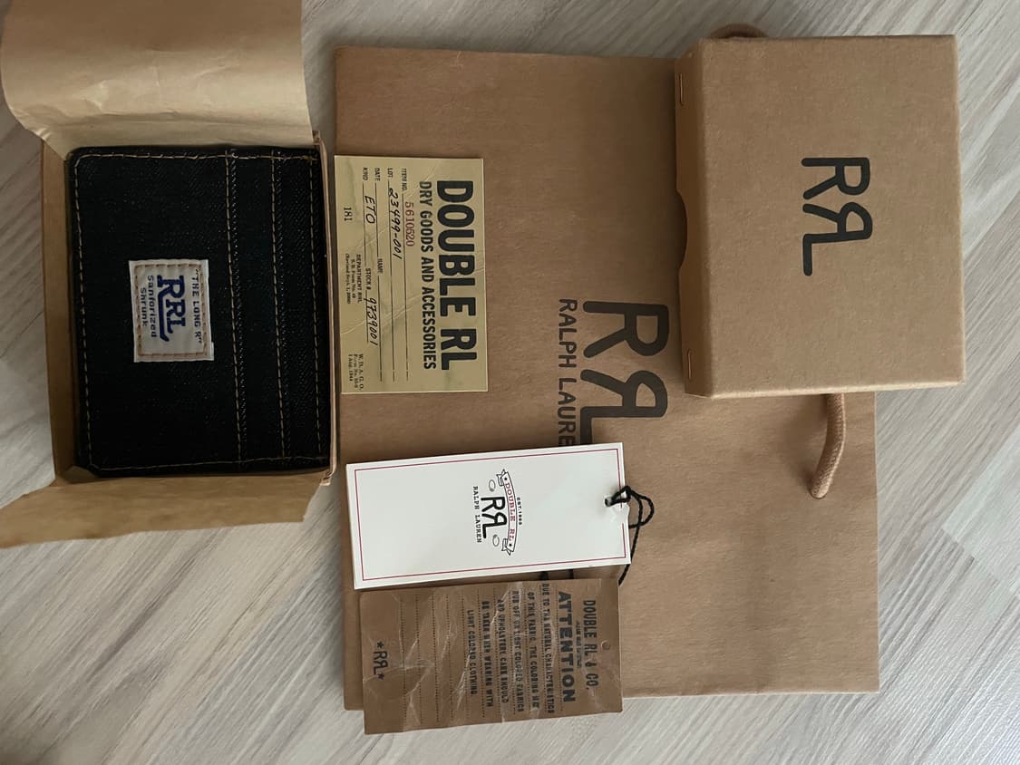 RRL 데님 카드지갑 (새상품) 상품이미지2