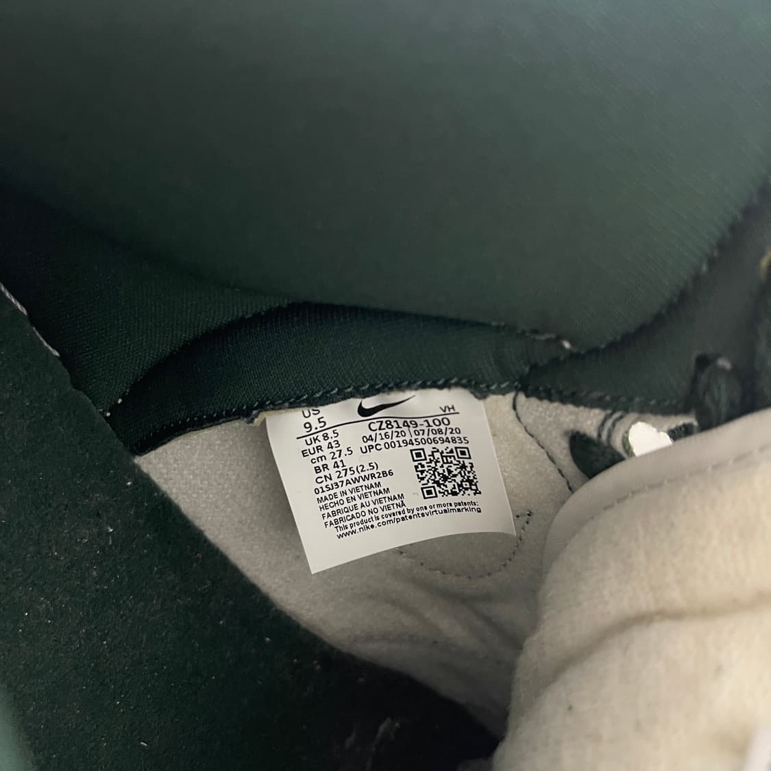 (275)나이키 덩크하이 SP 스파르타그린 상품이미지5