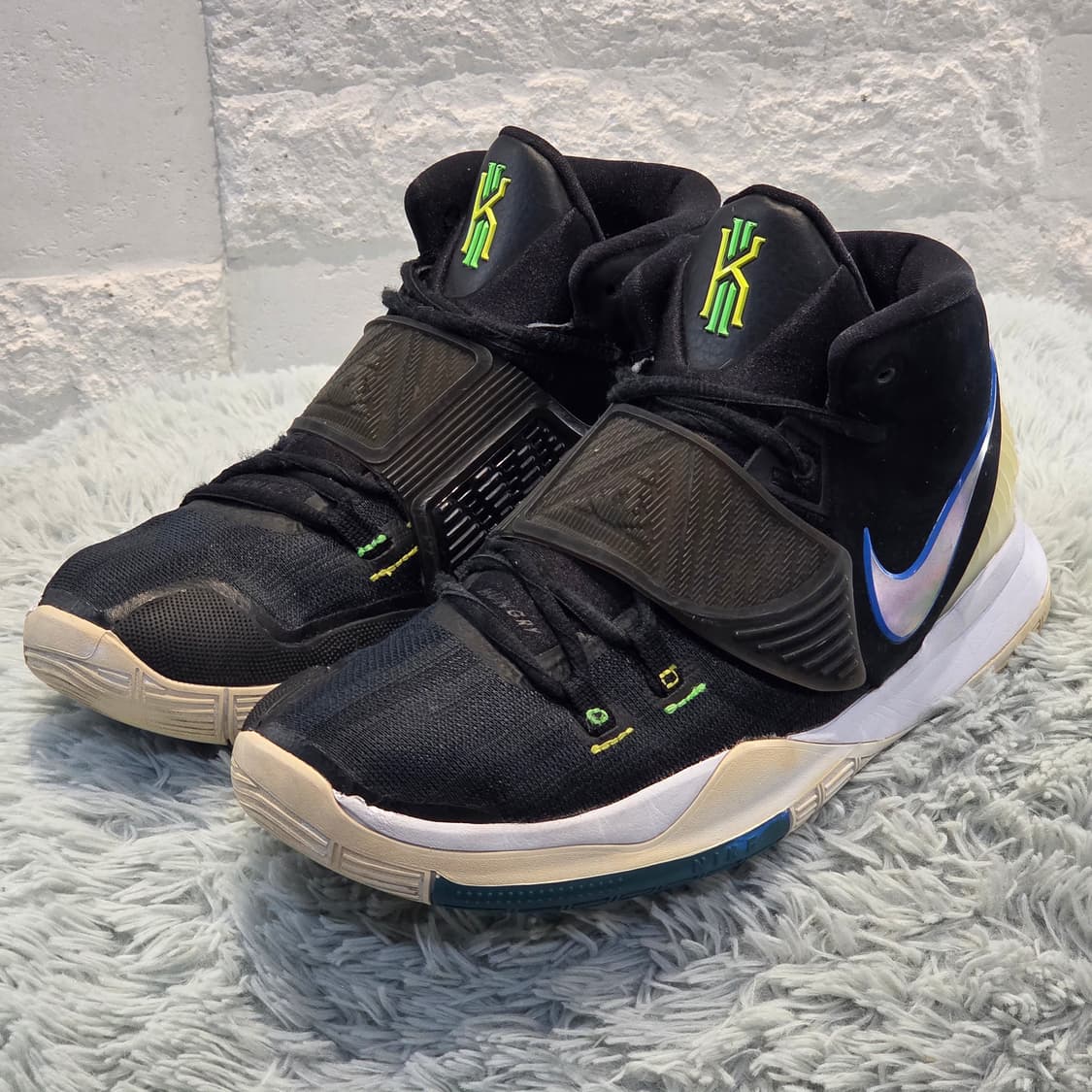 5a-11:나이키 카이리 6 블랙 블루 글로우(245) 상품이미지1