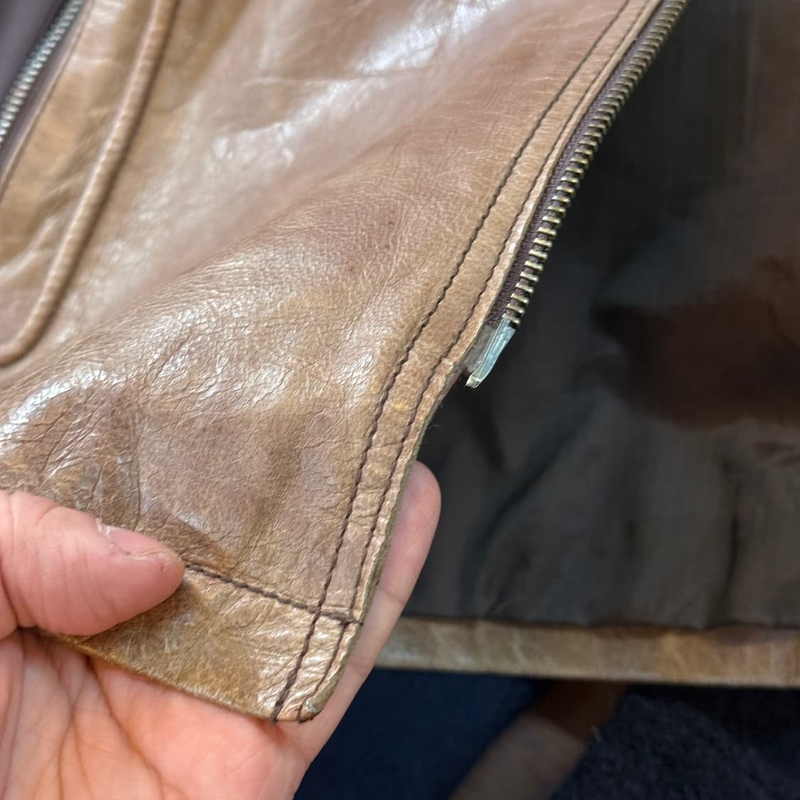 ABAHOUSE 양가죽 라이더 자켓  상품이미지8