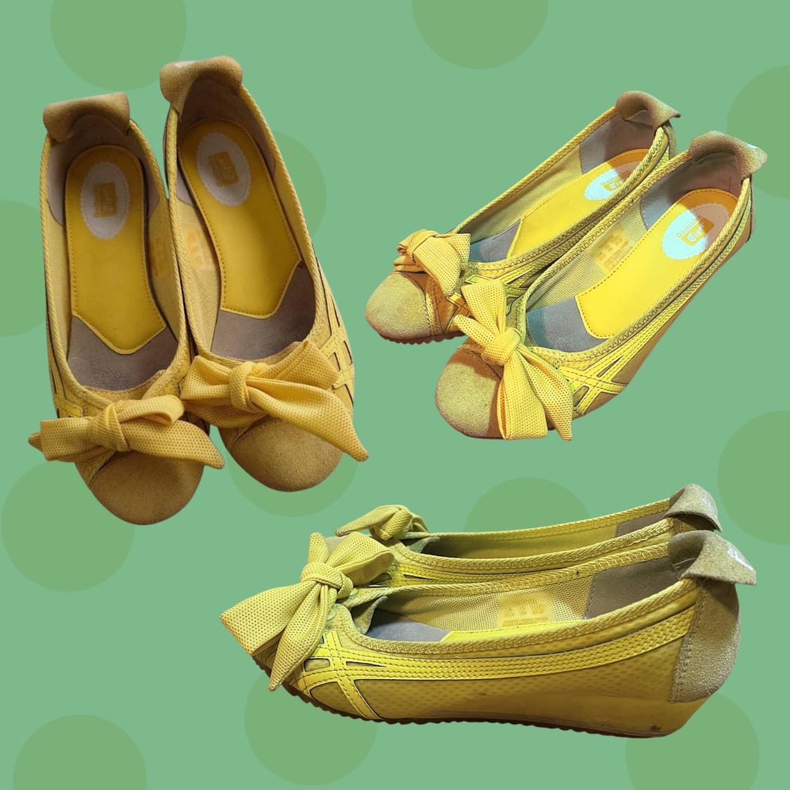 오니츠카 타이거 리본 웨지 스니커즈 상품이미지1