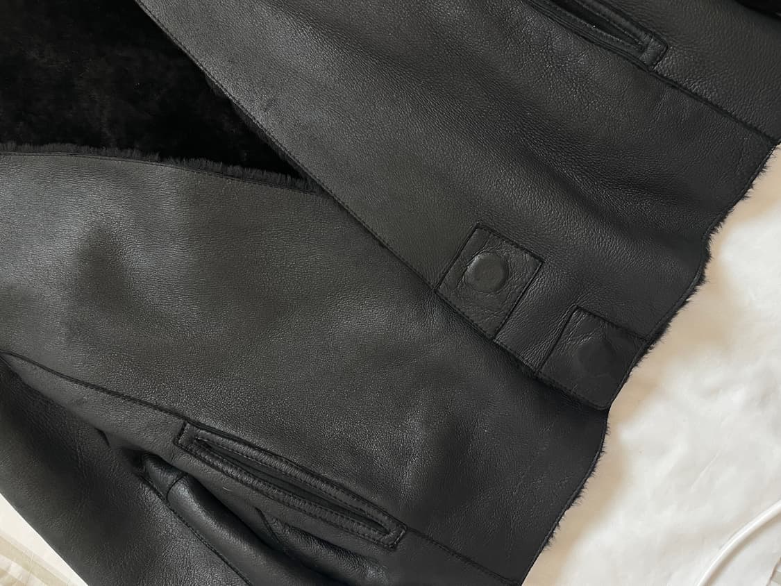 Soft sheep skin leather jacket 상품이미지8