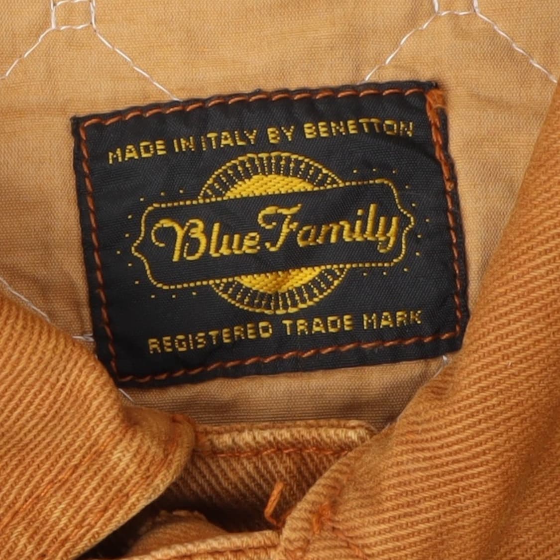 93fw 베네통 헤비웨이트 퀄팅 트러커 데님자켓 상품이미지8