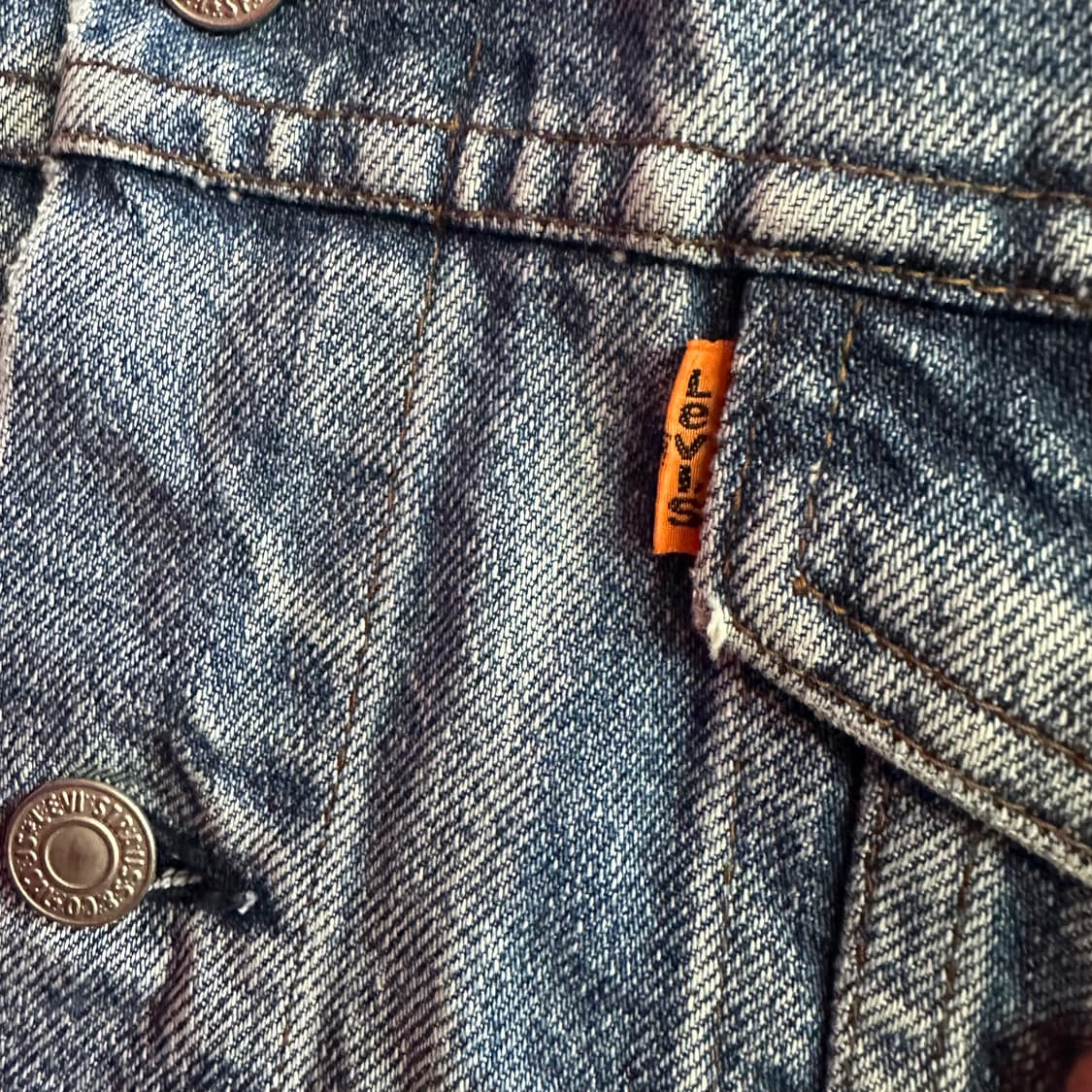 (105추천) 리바이스 오렌지탭 데님 청자켓 70649 상품이미지6