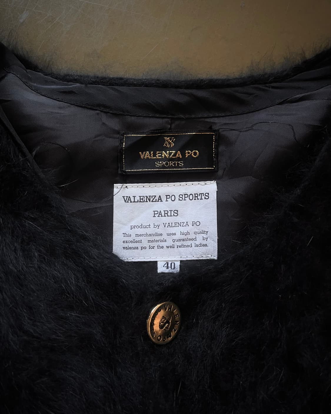 1980-90s VALENZA PO SPORTS Fur Jacket 상품이미지4