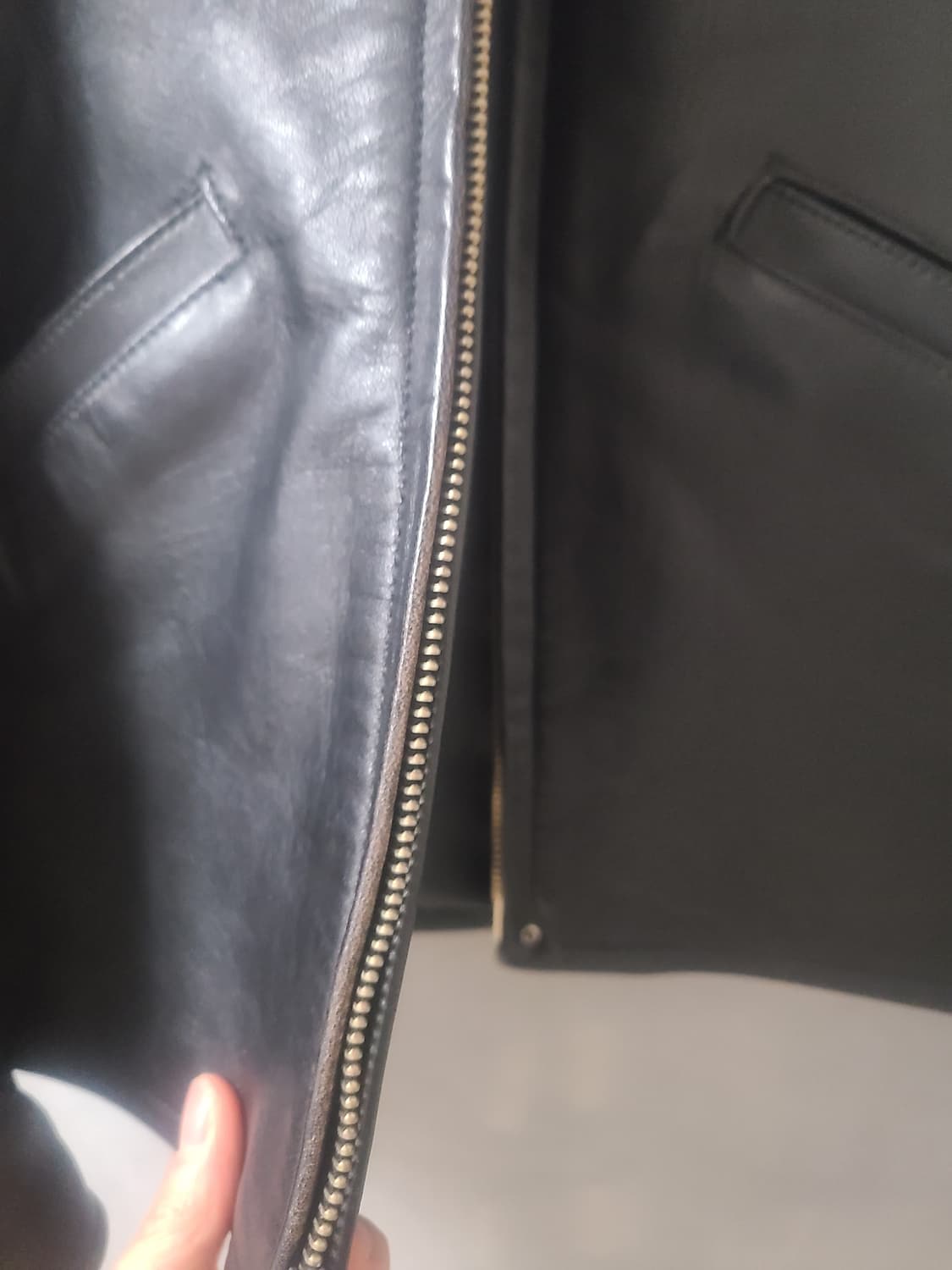 제라도 24/7 레더 스포츠자켓 s 상품이미지6