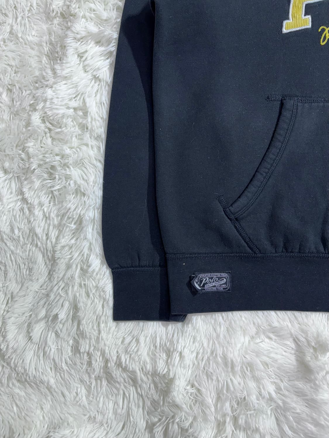 폴로 랄프로렌 블랙 빅로고 후드  상품이미지6