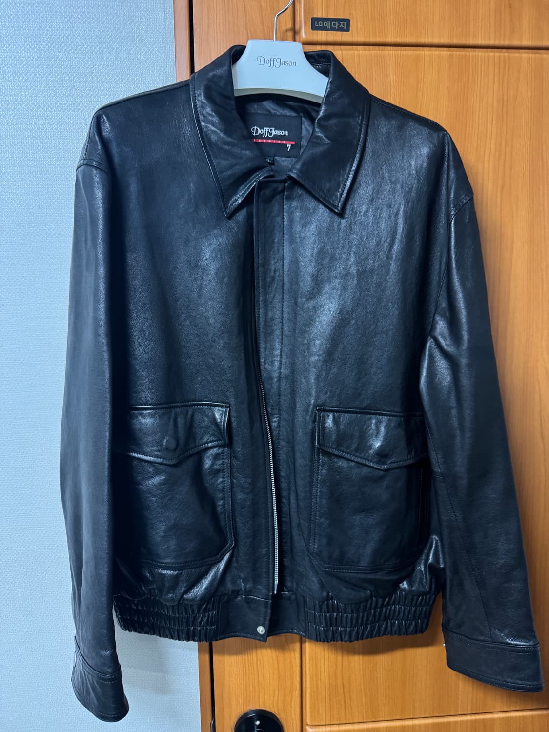 (XL)도프제이슨 프리미엄 베지터블 A-2 자켓 BLACK 상품이미지2