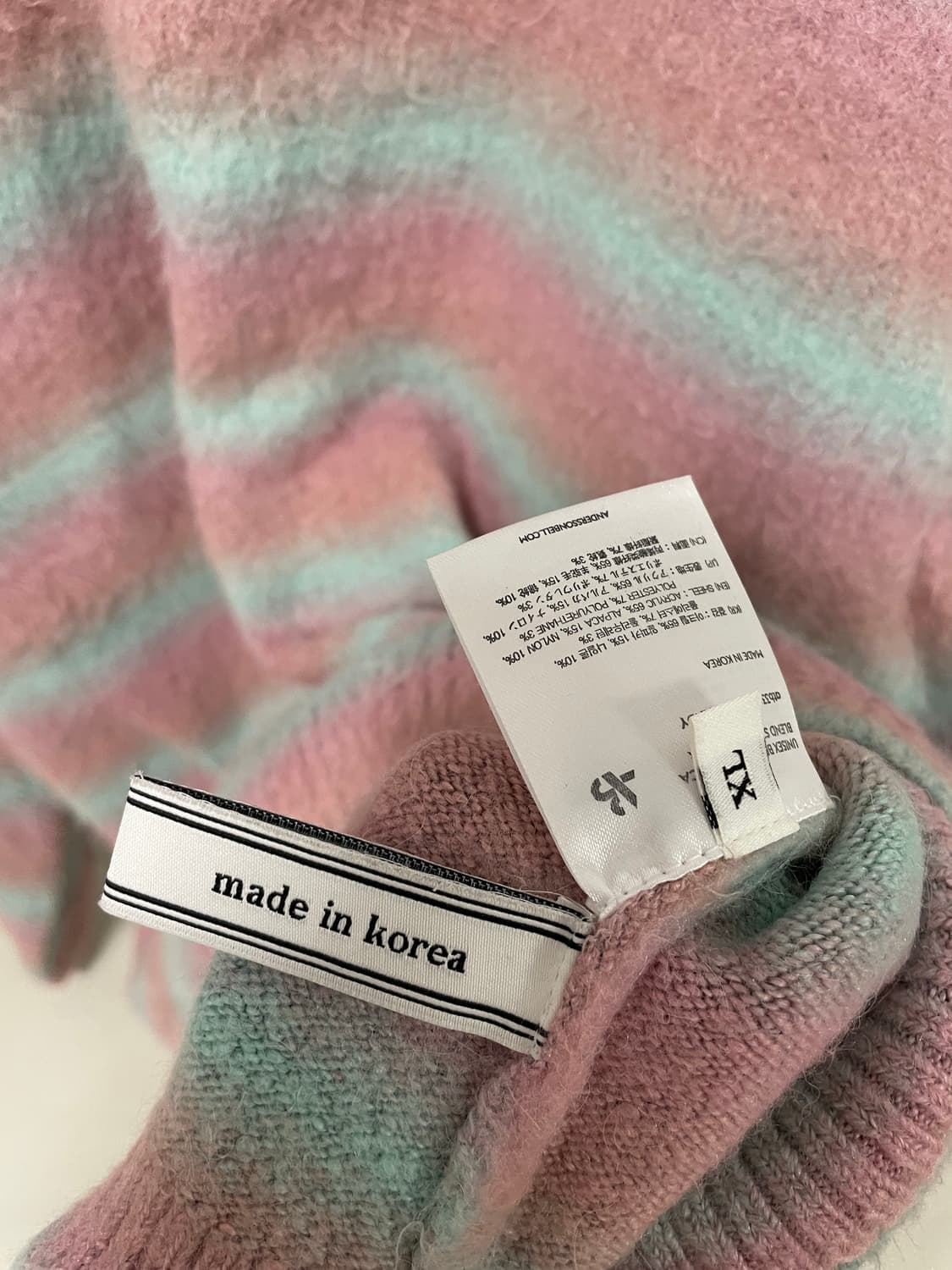 알파카 솜사탕 니트 상품이미지3