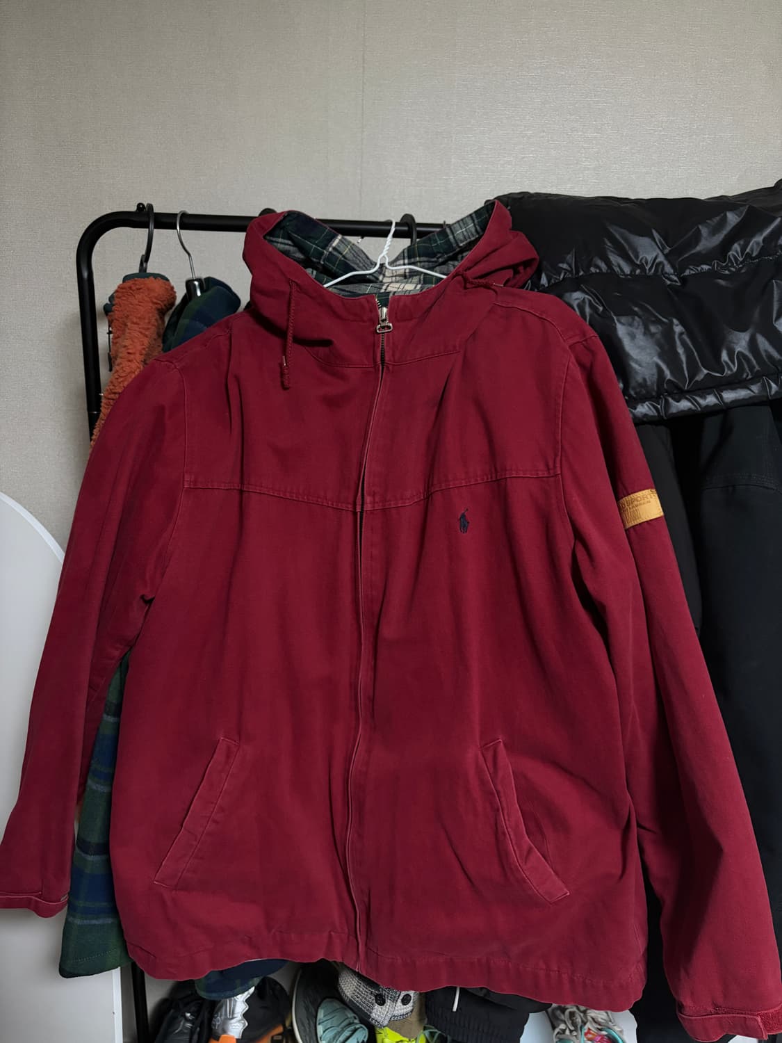 폴로 빈티지 후드집업 상품이미지1