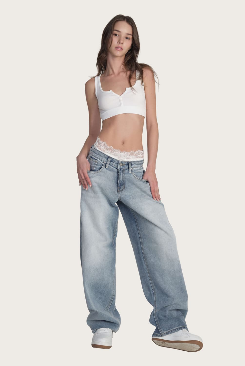 클리시어 Krystal vintage wide jeans 데님팬츠 상품이미지1
