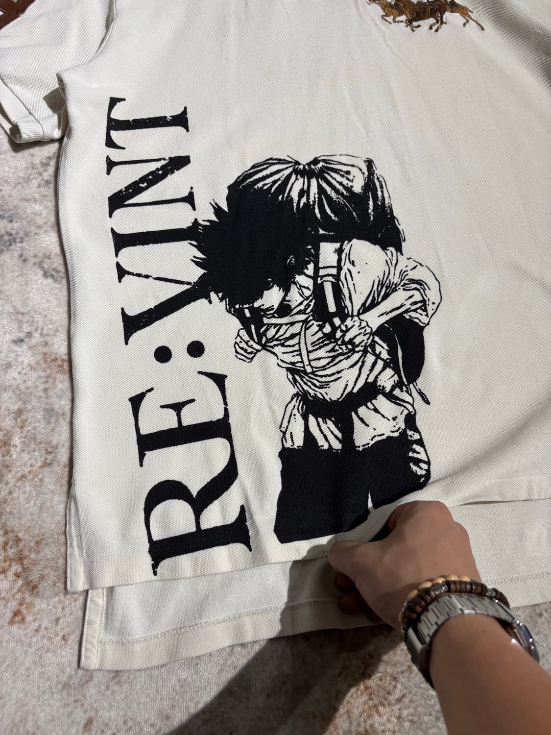 폴로 더블 빅포니 Revint 커스텀 카라 반팔티셔츠 상품이미지6
