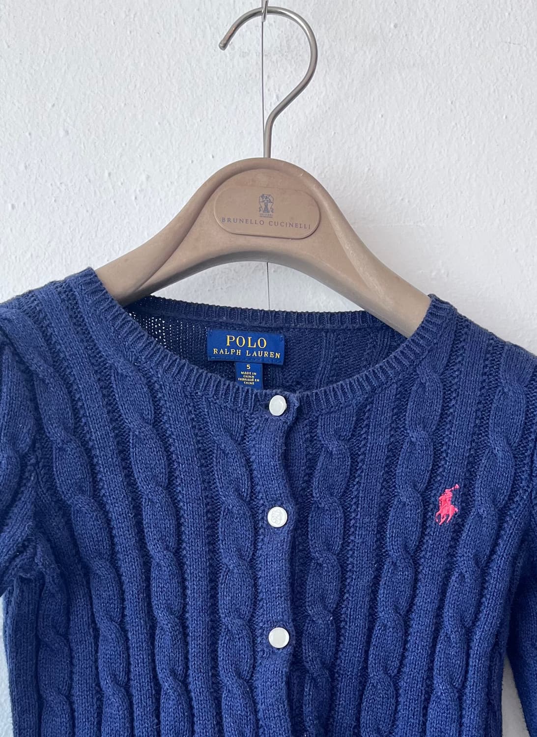 폴로랄프로렌 키즈 케이블가디건 5T사이즈 상품이미지1