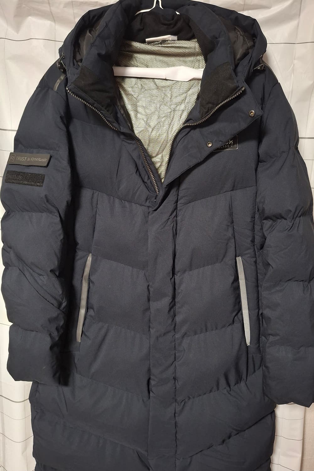 리복 롱패딩 XL 상품이미지5