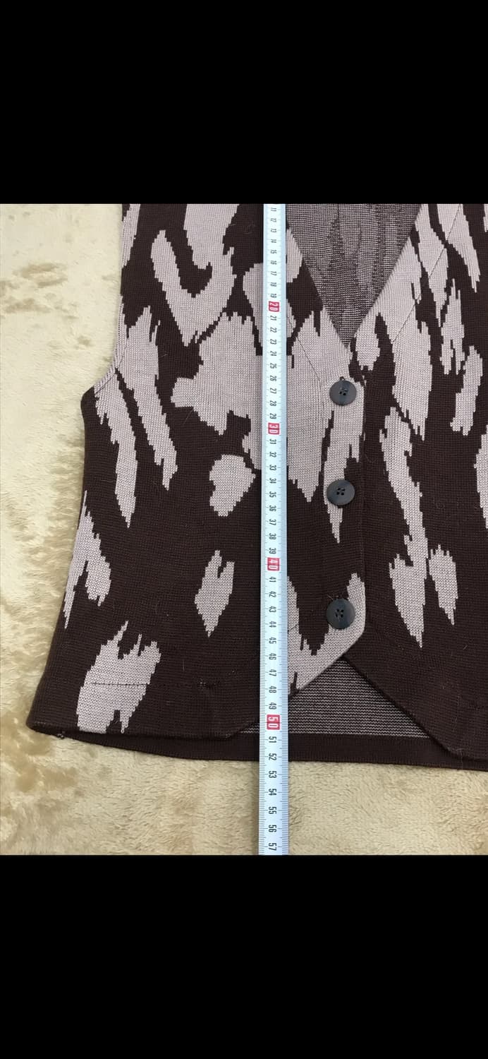 빈티지 Ninaguy 브라운 니트 뷔스티에 상품이미지3