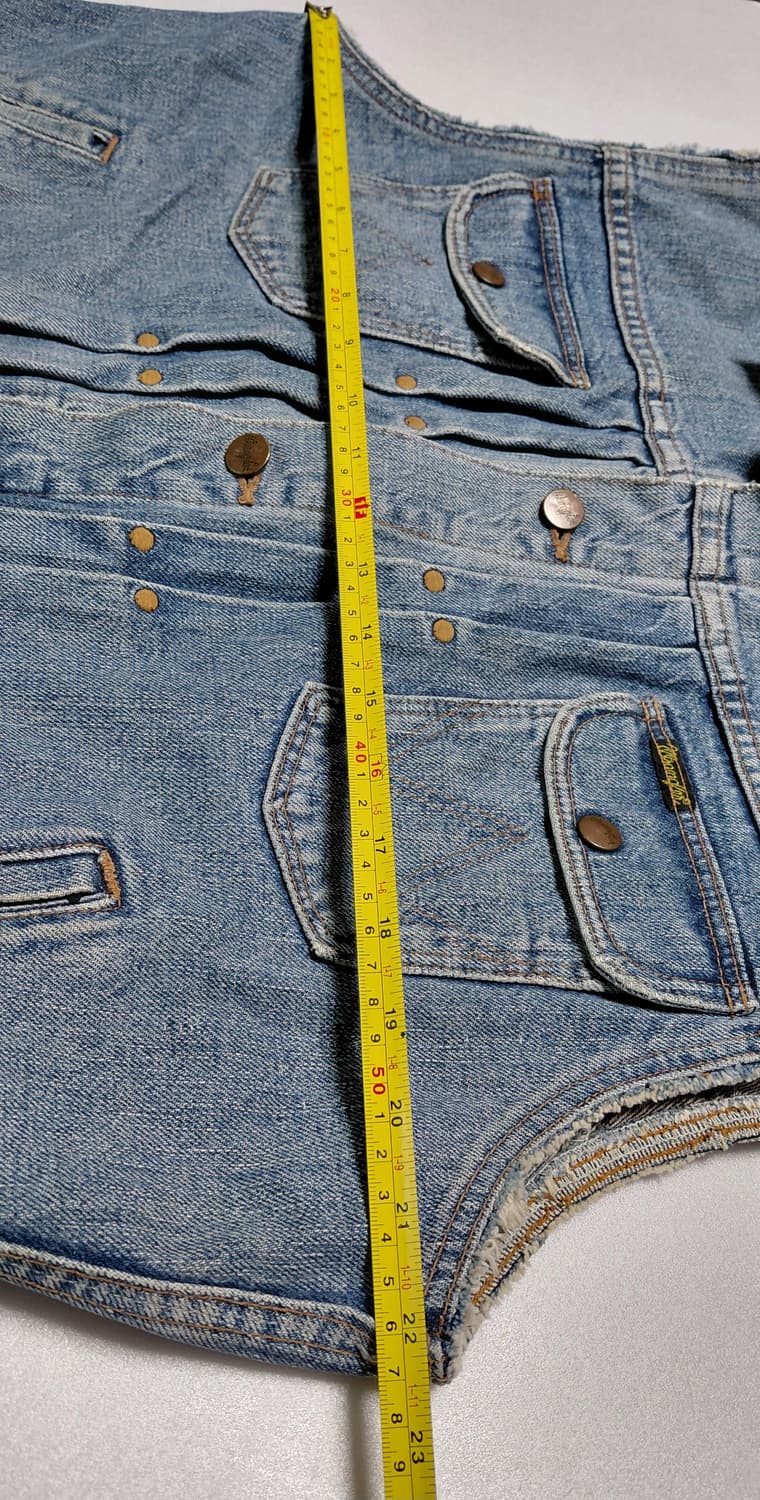랭글러 2세대 트러커 데님 베스트 빈티지 M 상품이미지3