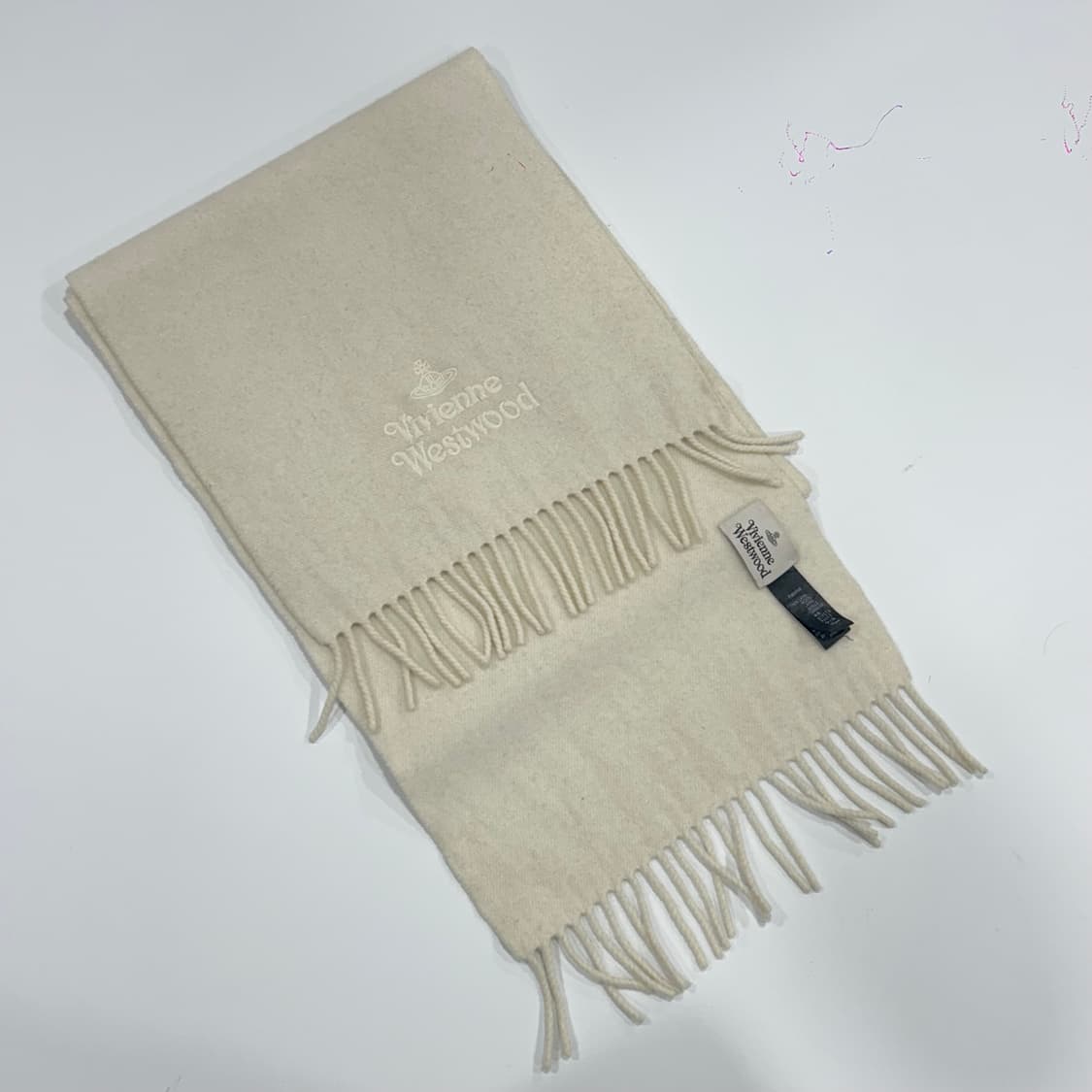 Vivienne westwood 비비안웨스트우드 아이보리 목도리 상품이미지5