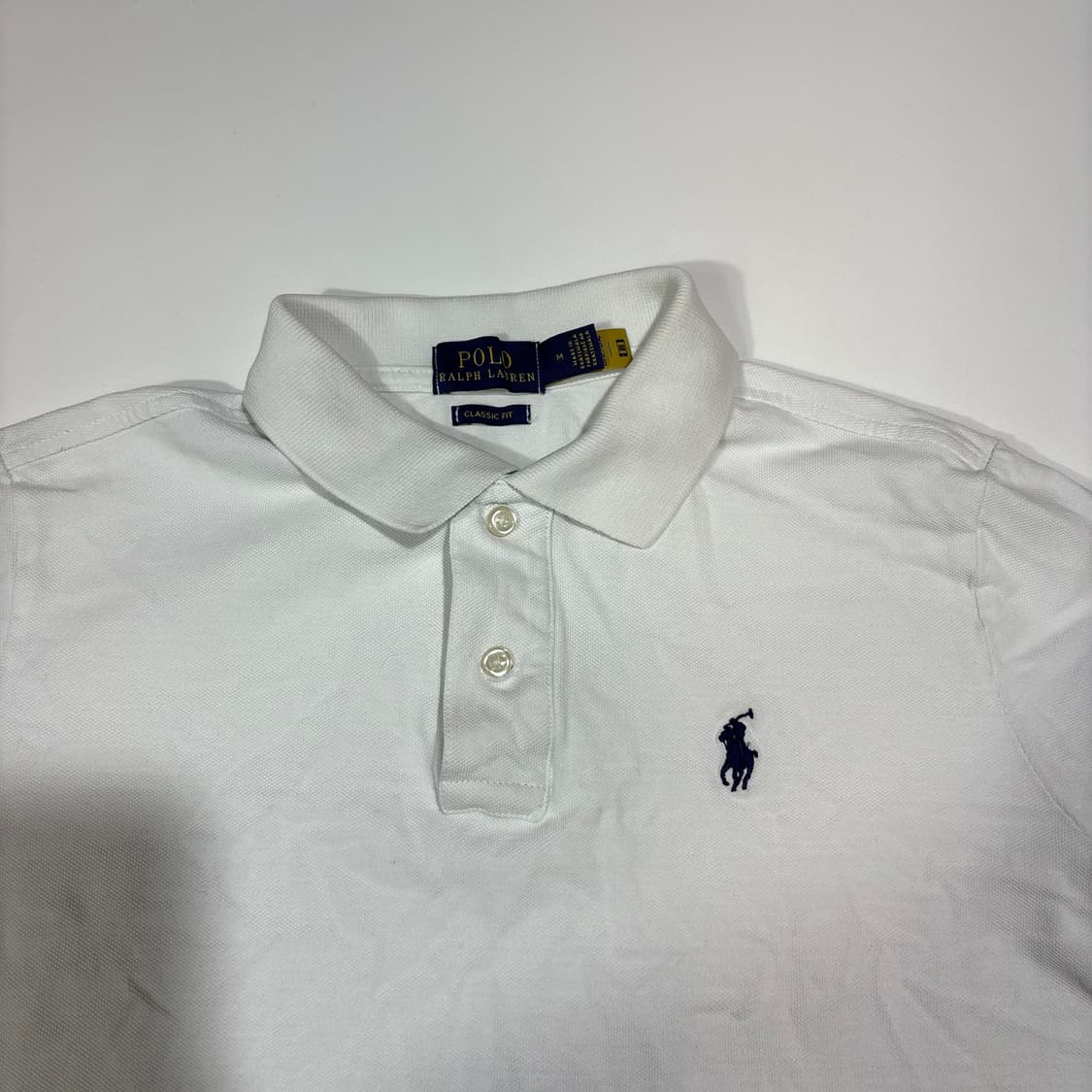 폴로랄프로렌 화이트 반팔 카라티 상품이미지2