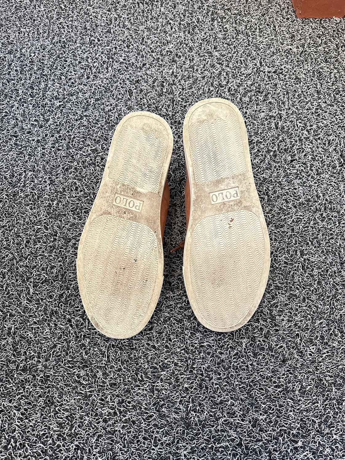 폴로 랄프로렌 가죽 스니커즈 265mm 상품이미지6