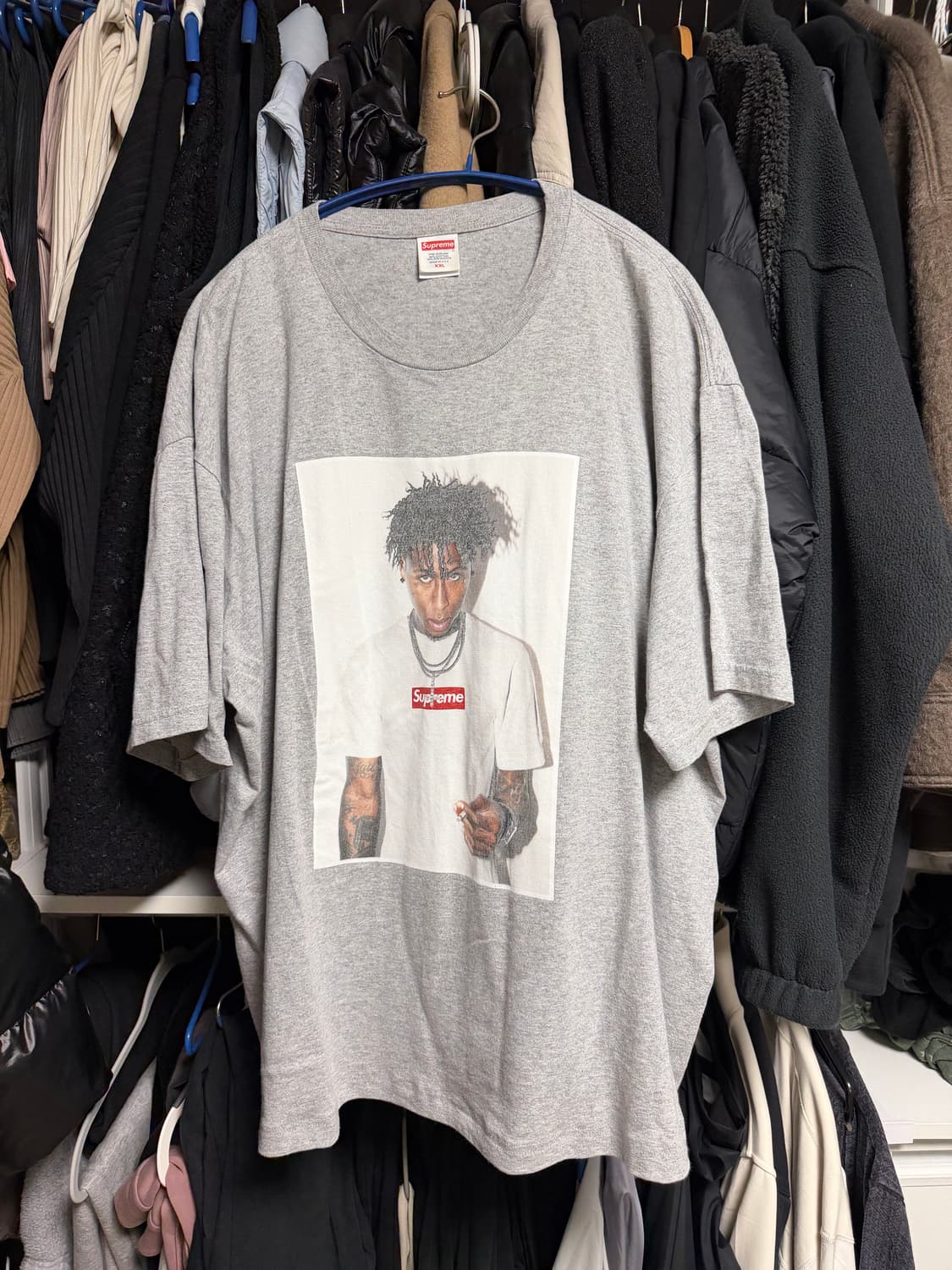 [xxl] 슈프림 NBA 영보이 티셔츠 헤더 그레이 - 23FW 상품이미지3