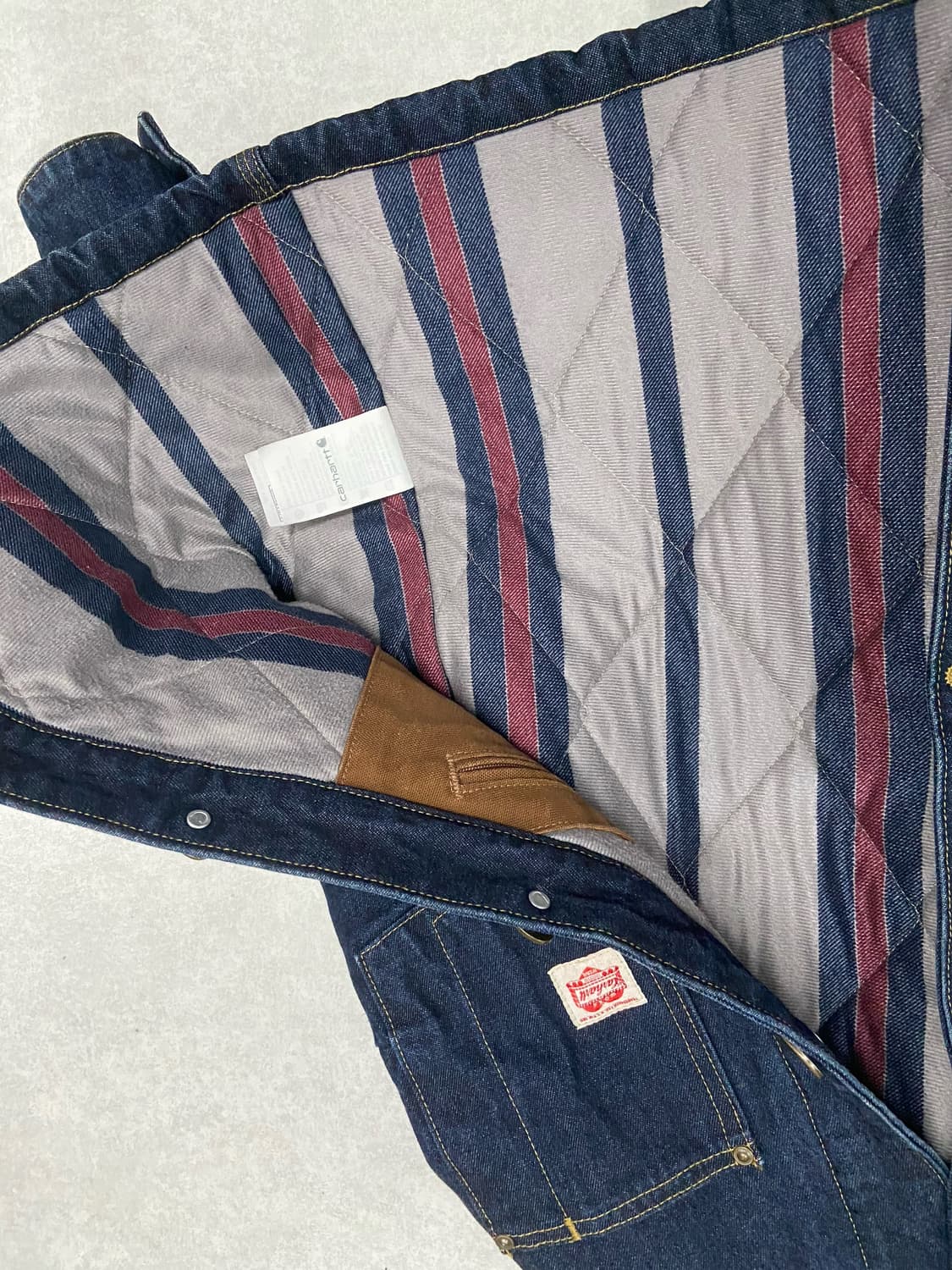 칼하트 데님 커버울 자켓 상품이미지8