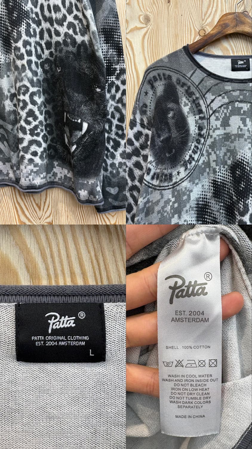 파타 정글 니트 롱슬리브 상품이미지10