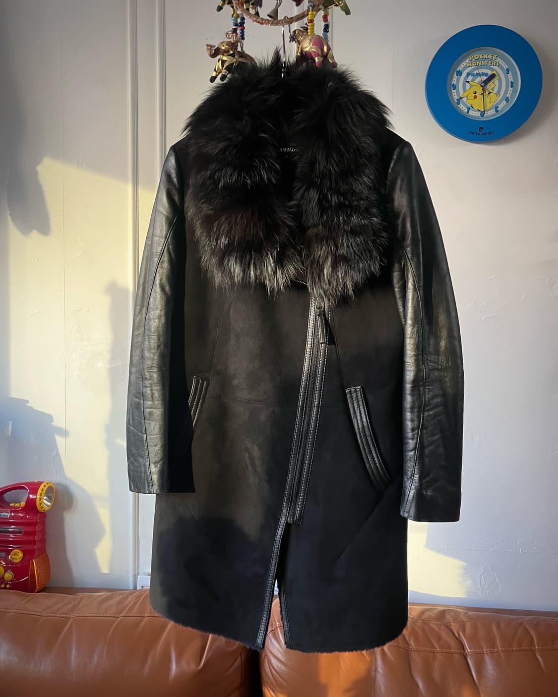 90-00s KASIBADY Real Fox & Lamb Black JK 상품이미지4