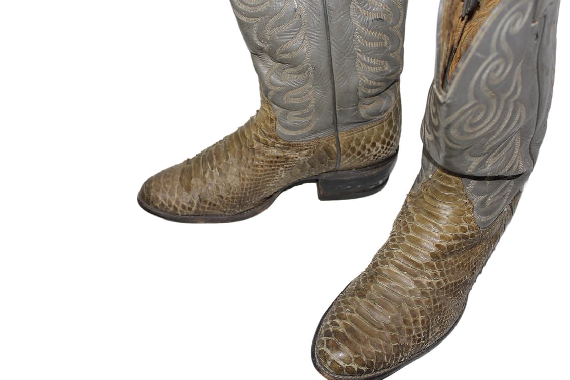 Tony Lama 토니라마 파이톤 스네이크 웨스턴 부츠 상품이미지2