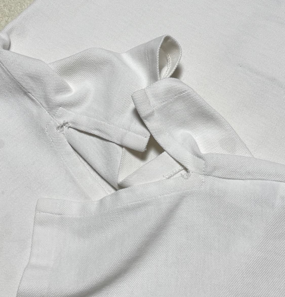 폴로 랄프로렌 성조기 흰파 카라 반팔 상품이미지7