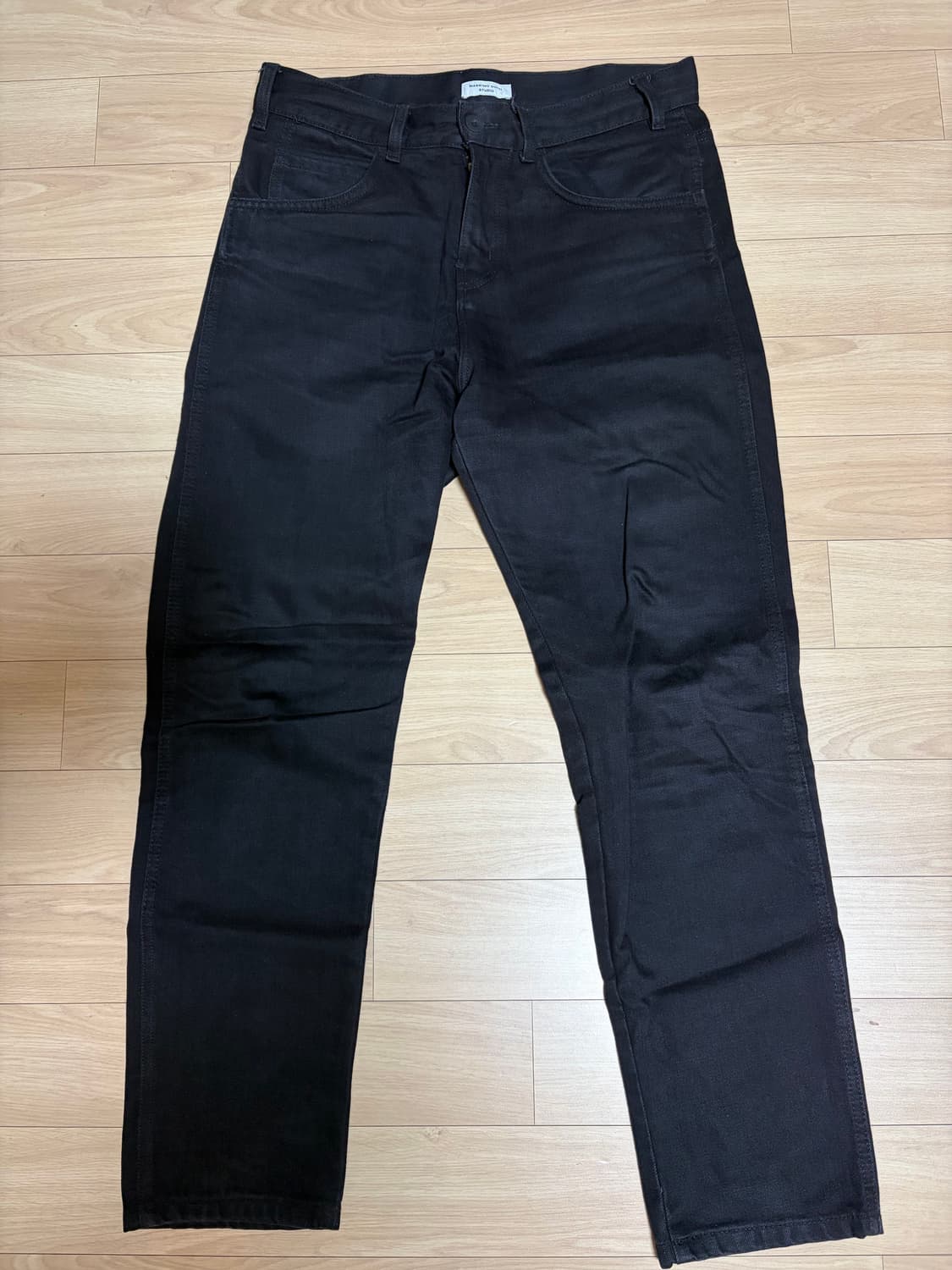 마시모두띠 스튜디오 스트레이트 블랙 데님 (30) 상품이미지1