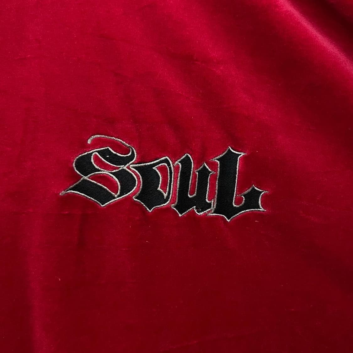 SOUL 소울 레드 벨벳 투라인 져지 팬츠 셋업 상품이미지2