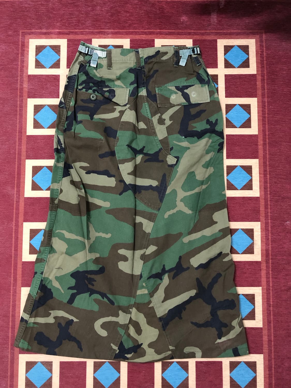 MILITARY REMAKE LONG SKIRT 상품이미지2