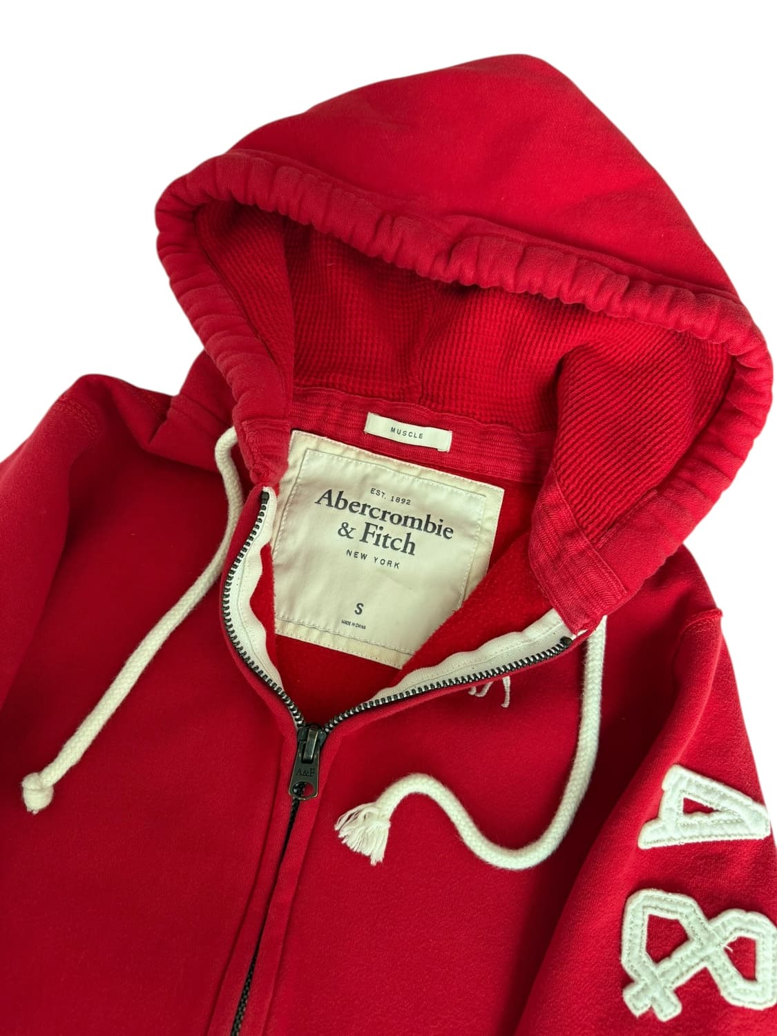 아베크롬비 레드 후드집업 상품이미지8