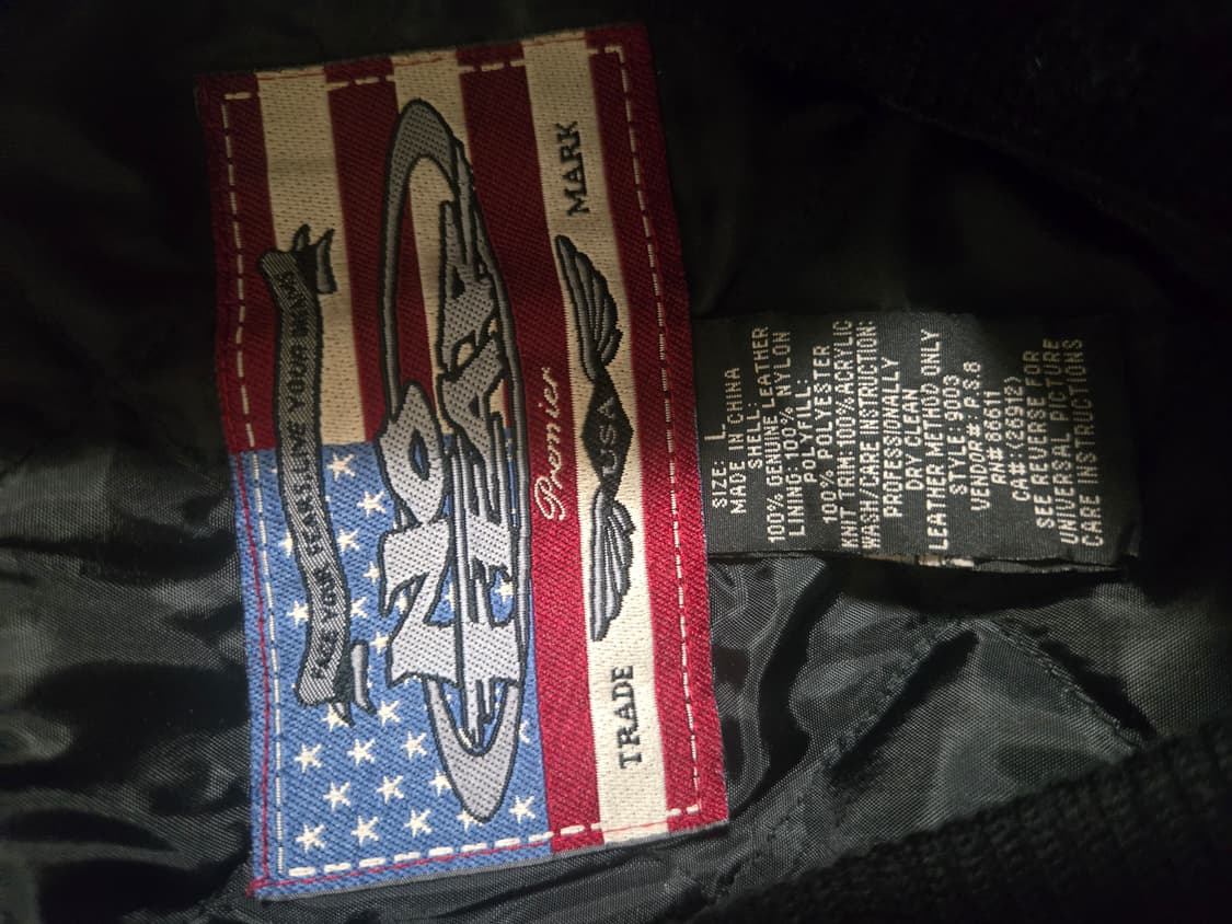 90s no fear leather jacket 상품이미지3