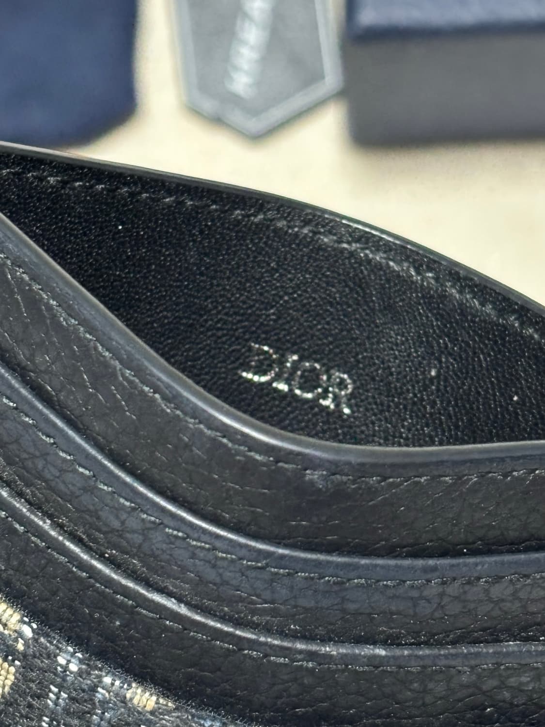 [새상품급] 디올 오블리크 자카드 카드지갑  상품이미지7