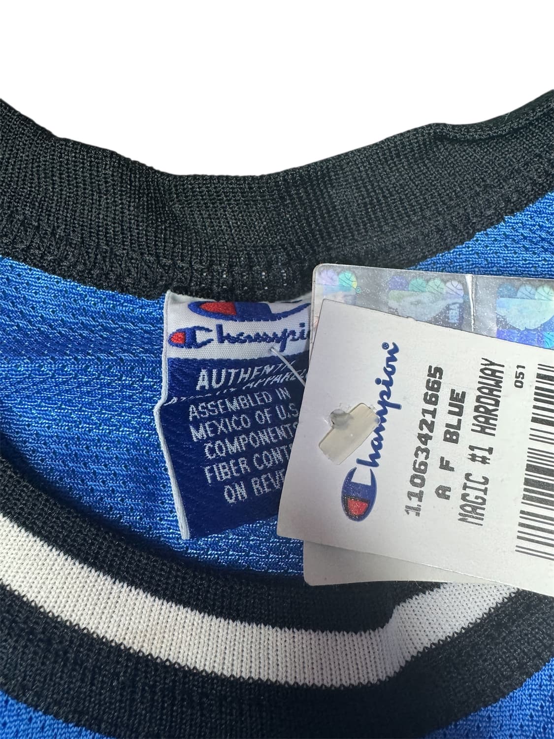 빈티지 90s 챔피온 올랜도매직 앤퍼니하더웨이 메쉬져지 XL 상품이미지4
