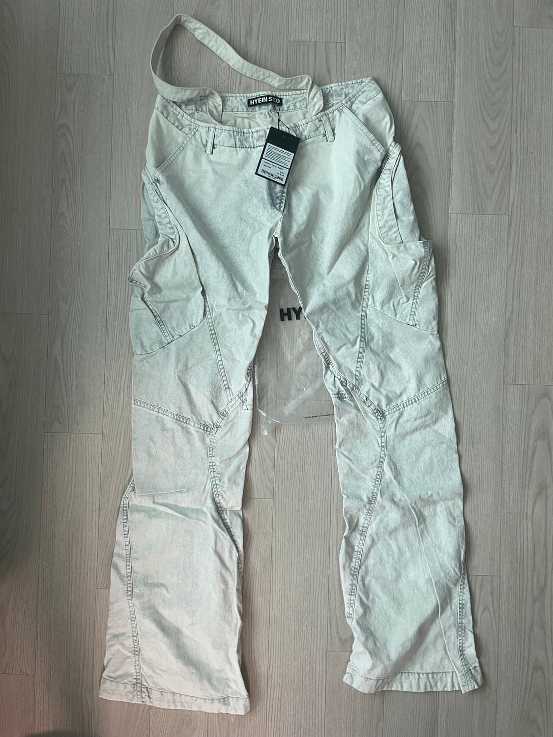 HYEIN SEO Low-rise pocket pants ice blue 상품이미지1