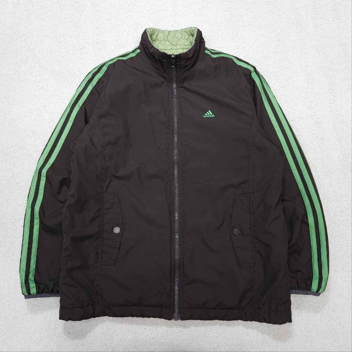 아디다스 리버시블 져지 점퍼 초코브라운 상품이미지2