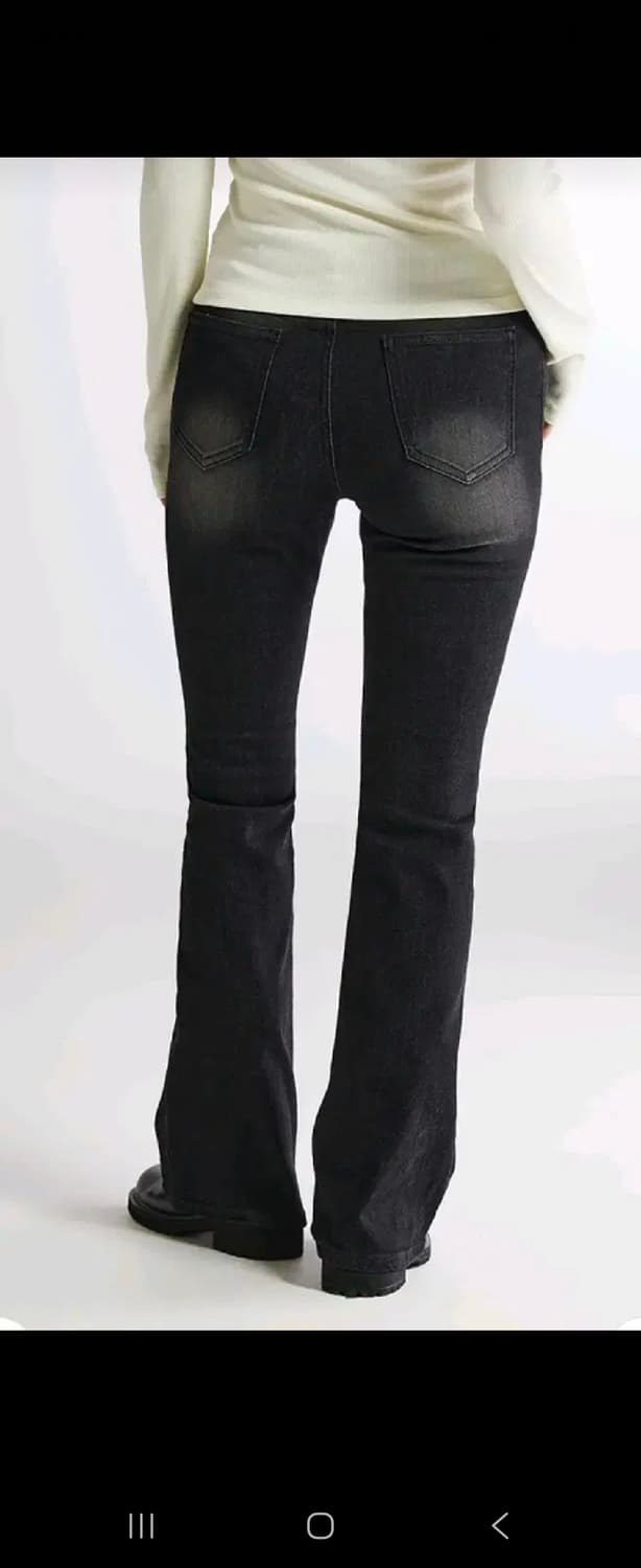 스파오 빈티지 롱 부츠컷 진 상품이미지2